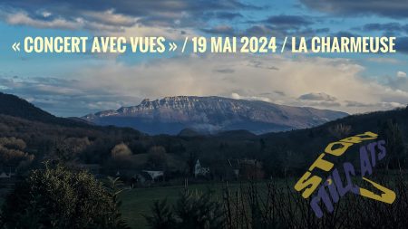 Vue depuis la charmeuse arrière scene de conert